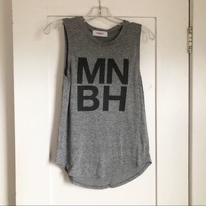 Soulcycle Grey “MNBH” Tank Top